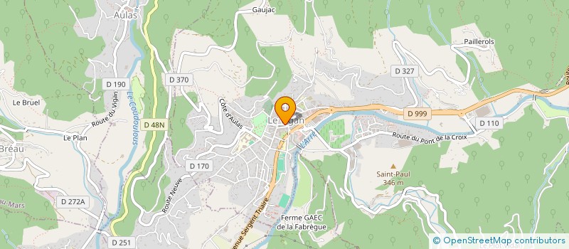 localisation de l'entreprise RENOV'ON  LE VIGAN