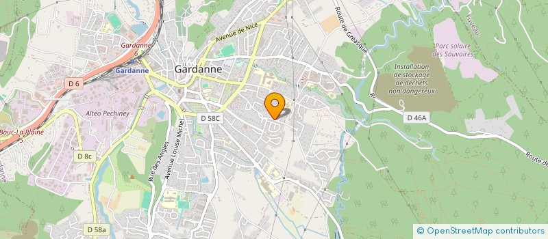 localisation de l'entreprise RENOV'P.V.C.  GARDANNE