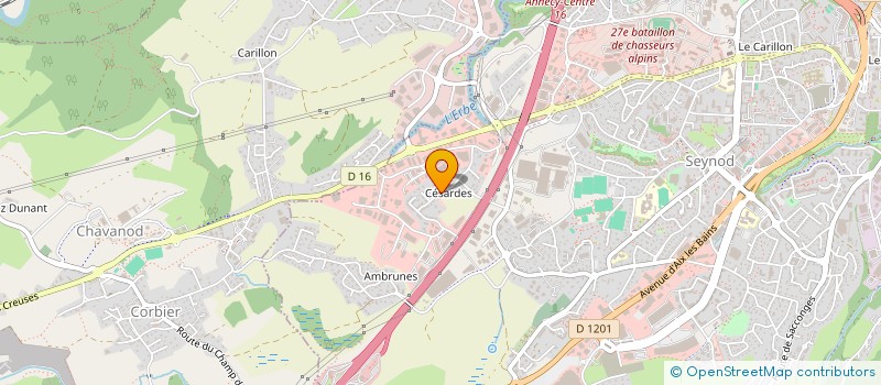 localisation de l'entreprise RENOV & PAINT à ANNECY