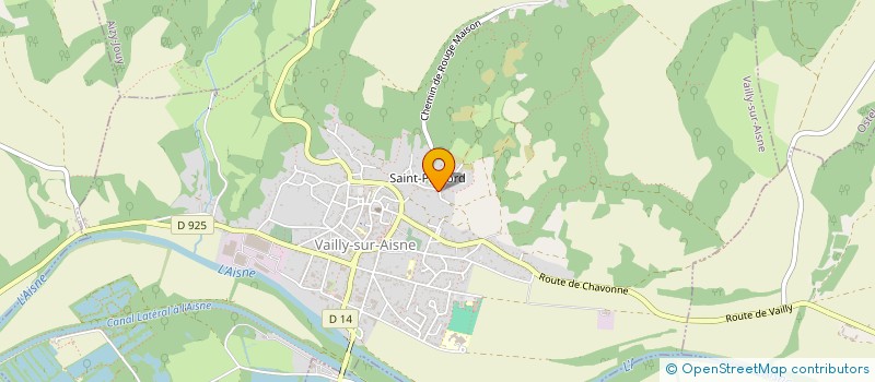 localisation de l'entreprise RENOV PARIS'AISNE  VAILLY-SUR-AISNE