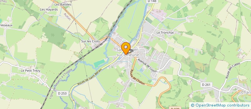 localisation de l'entreprise RENOV'PASSION  SAINT-BERAIN-SUR-DHEUNE