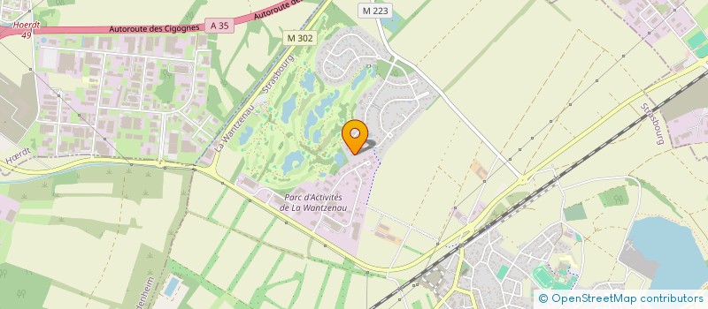 localisation de l'entreprise RENOV PEINTURE  LA WANTZENAU