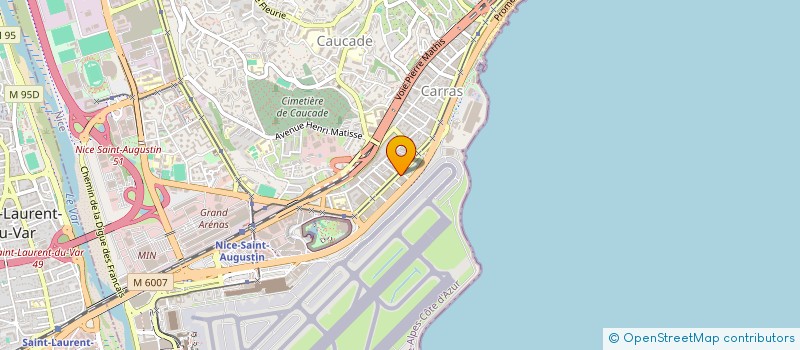localisation de l'entreprise RENOV' PEINTURE à NICE