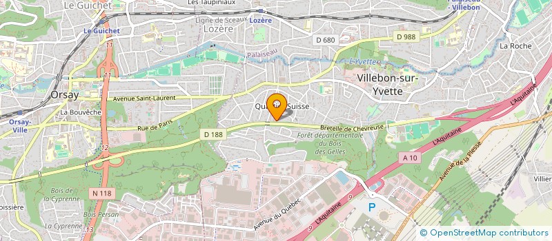 localisation de l'entreprise RENOV PERFORMANCE CONSEIL  VILLEBON-SUR-YVETTE