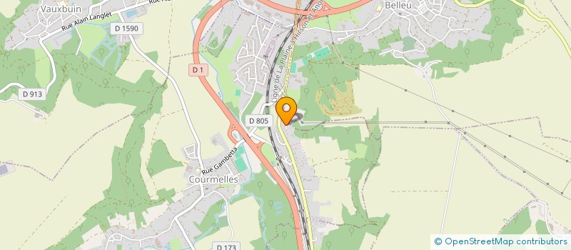 localisation de l'entreprise RENOV'PIERRE  COURMELLES