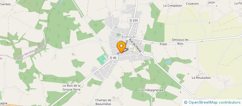 localisation de l'entreprise RENOV PLAFONDS  AVESSAC