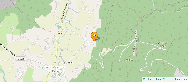 localisation de l'entreprise RENOV' PLAQUE 07  SAINT-VINCENT-DE-BARRES