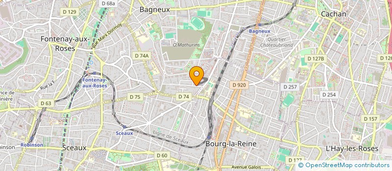 localisation de l'entreprise RENOV' PLOMBERIE à BAGNEUX