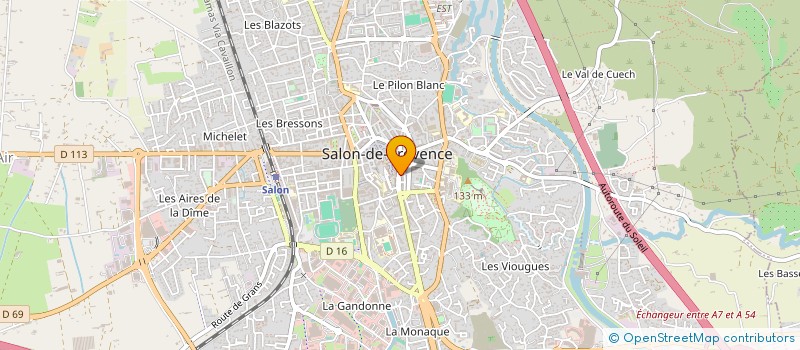 localisation de l'entreprise RENOV PLUS à SALON-DE-PROVENCE