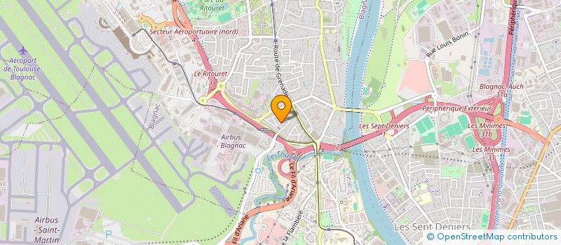 localisation de l'entreprise RENOV PLUS à BLAGNAC