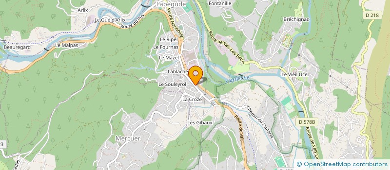 localisation de l'entreprise RENOV'PLUS  LABEGUDE