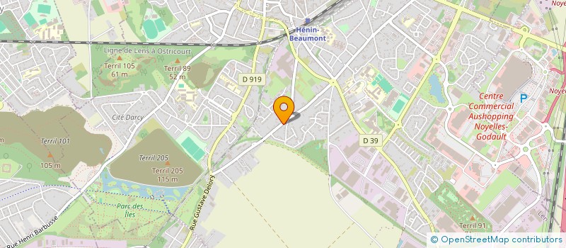 localisation de l'entreprise RENOV PLUS 62 à HENIN-BEAUMONT