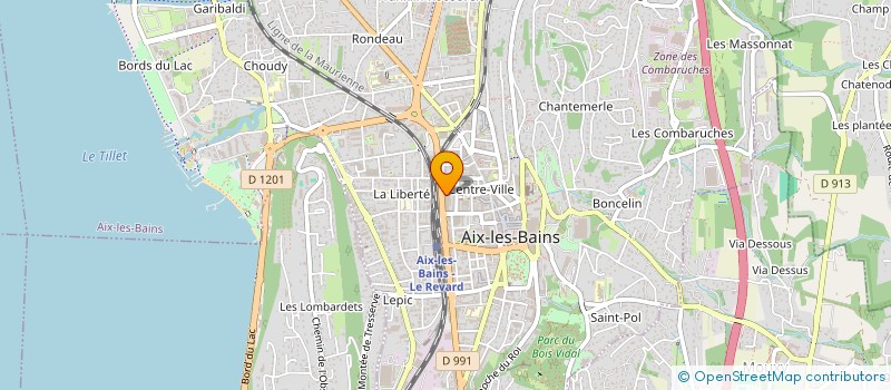 localisation de l'entreprise RENOV'PLUS  AIX LES BAINS