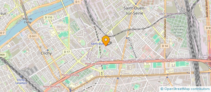 localisation de l'entreprise RENOV PLUS à SAINT-OUEN-SUR-SEINE