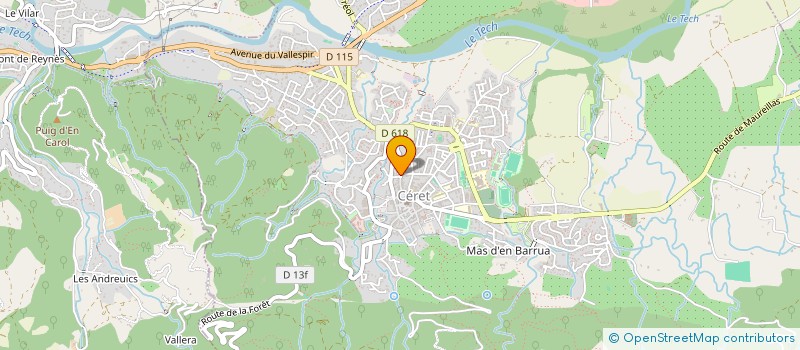 localisation de l'entreprise RENOV PLUS à CERET