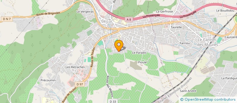 localisation de l'entreprise RENOV PRO  LE LUC