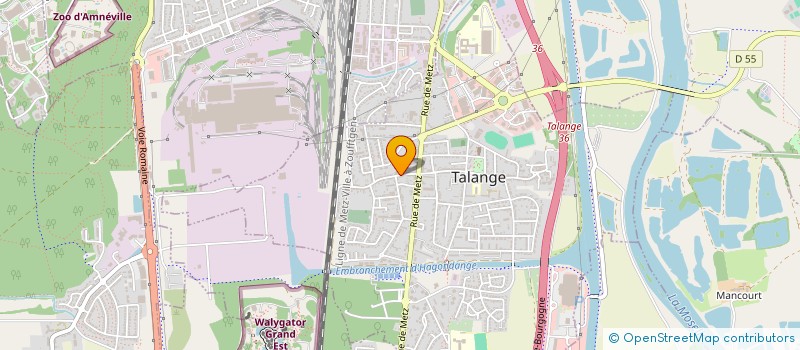 localisation de l'entreprise RENOV PRO à TALANGE