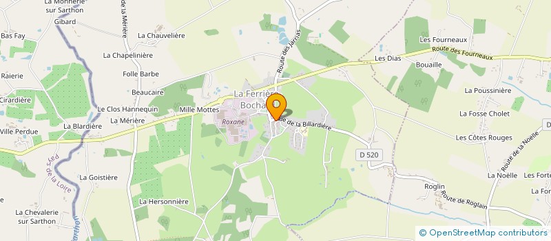 localisation de l'entreprise RENOV PRO à LA FERRIERE-BOCHARD