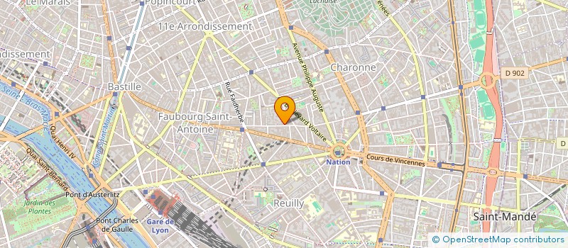 localisation de l'entreprise RENOV PROJET  PARIS