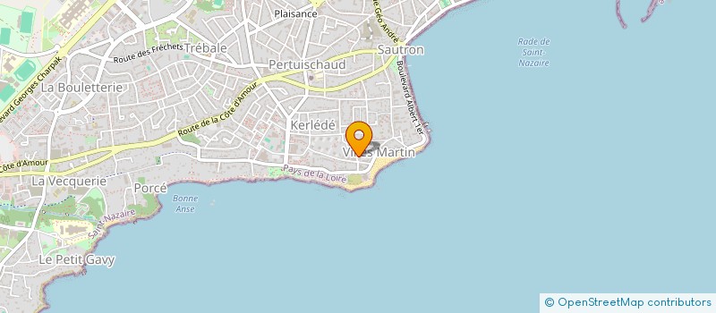 localisation de l'entreprise RENOV'S ALL à SAINT-NAZAIRE