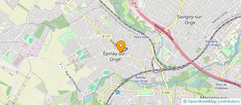 localisation de l'entreprise RENOV SB à VILLEMOISSON-SUR-ORGE