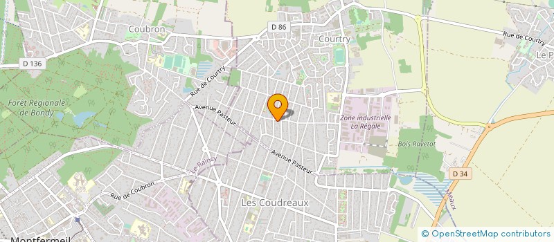 localisation de l'entreprise RENOV SFD à COURTRY