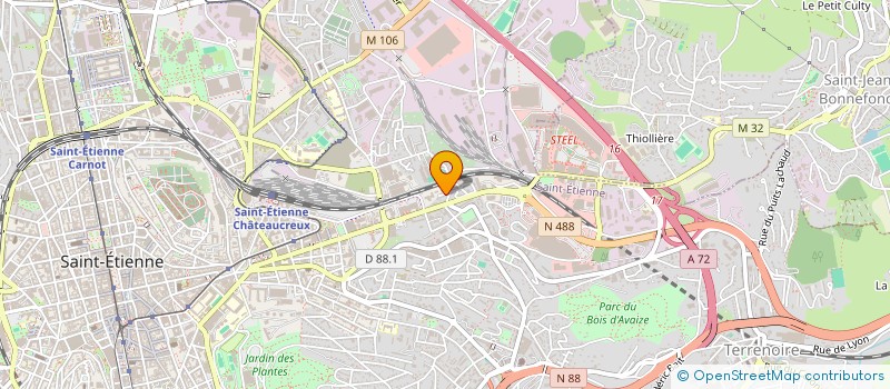 localisation de l'entreprise RENOV SOL  SAINT-ETIENNE