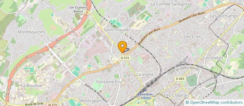 localisation de l'entreprise RENOV SOLUTION PLOMB à BESANCON