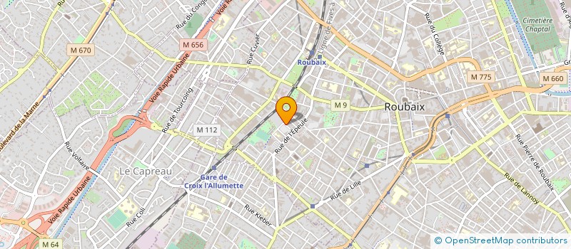 localisation de l'entreprise RENOV'STYL  ROUBAIX