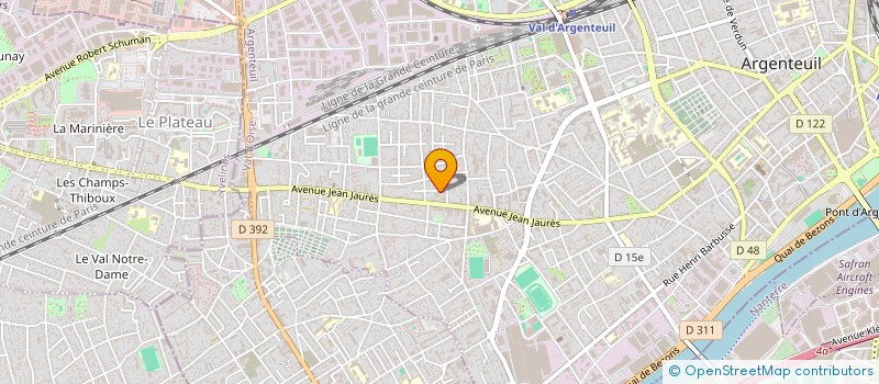 localisation de l'entreprise RENOV STYL  ARGENTEUIL