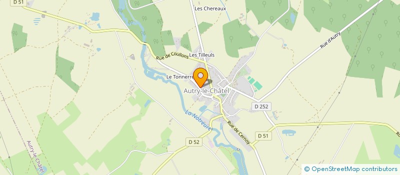localisation de l'entreprise RENOV'STYLE à AUTRY-LE-CHATEL