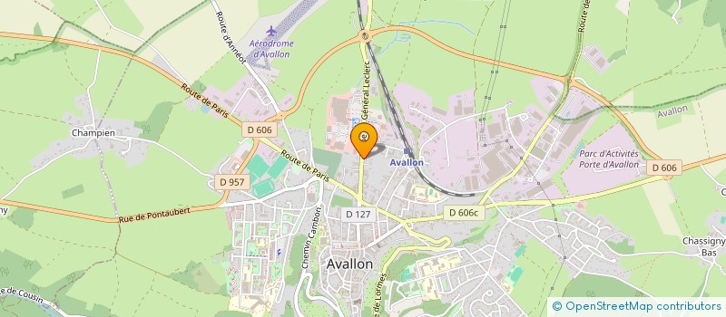 localisation de l'entreprise RENOV'STYLE CONSEIL CONSTRUCTION à AVALLON