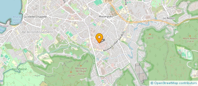 localisation de l'entreprise RENOV SUD BATIMENT D.G.  MARSEILLE