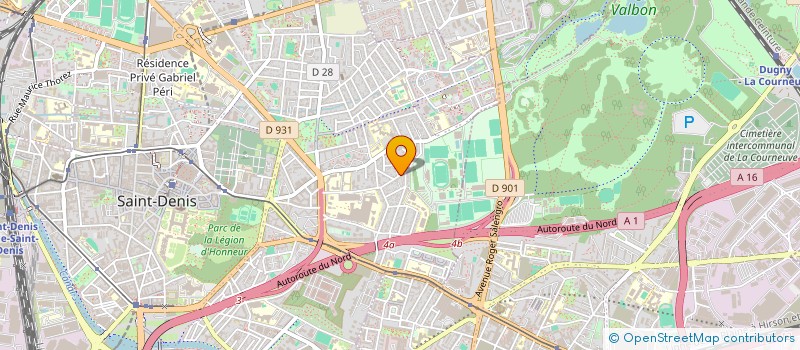 localisation de l'entreprise RENOV SURFACE à SAINT-DENIS