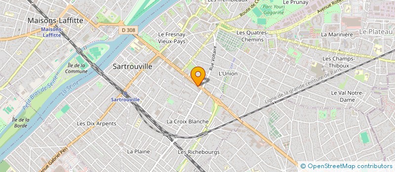 localisation de l'entreprise RENOV-TECH-94 à SARTROUVILLE