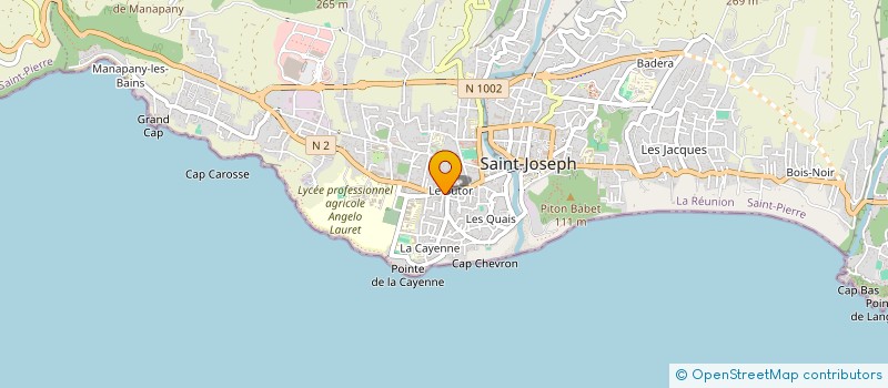 localisation de l'entreprise RENOV TERASS  SAINT-JOSEPH