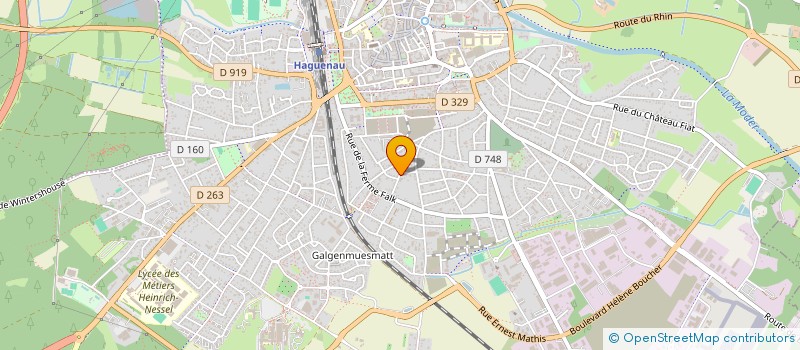 localisation de l'entreprise RENOV'TOIT  HAGUENAU