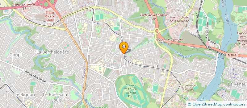 localisation de l'entreprise RENOV TOITURE à NANTES