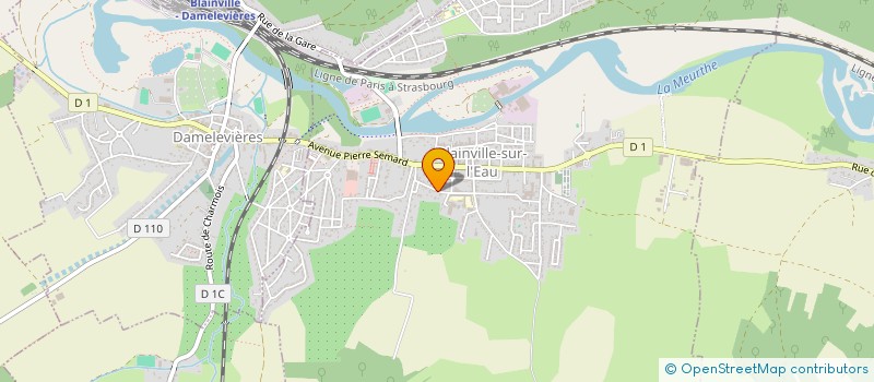 localisation de l'entreprise RENOV TOITURE LORRAINE  BLAINVILLE-SUR-L'EAU