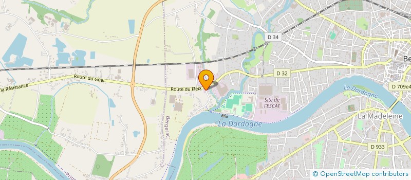 localisation de l'entreprise RENOV TOITURES 24 à BERGERAC