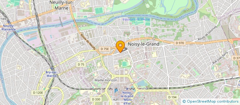 localisation de l'entreprise RENOV.TOTALE  NOISY-LE-GRAND