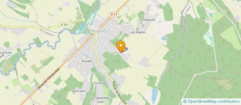 localisation de l'entreprise RENOV TOUT - 31  LEVIGNAC