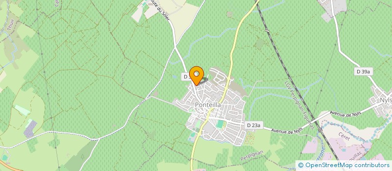 localisation de l'entreprise RENOV' TOUT  PONTEILLA