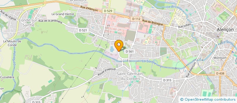 localisation de l'entreprise RENOV'TOUT à CONDE-SUR-SARTHE