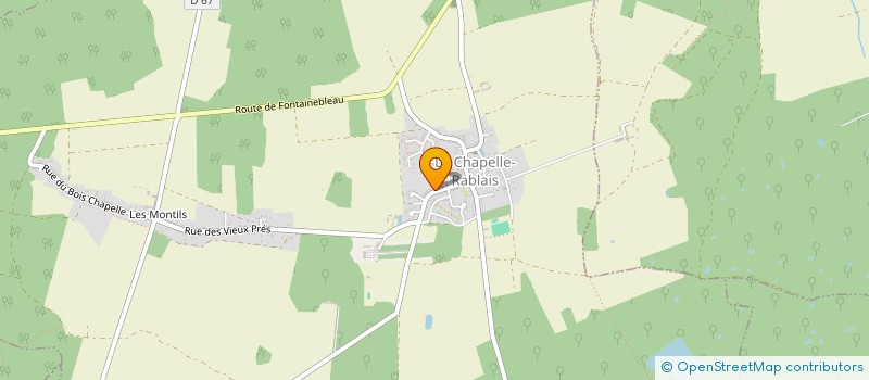 localisation de l'entreprise RENOV' VERT  LA CHAPELLE-RABLAIS