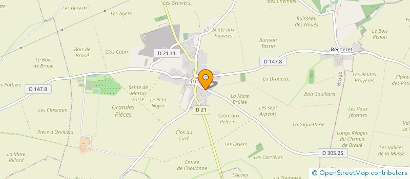 localisation de l'entreprise RENOV & VOUS à BROUE