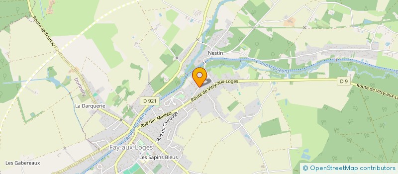 localisation de l'entreprise RENOV & VOUS  FAY-AUX-LOGES