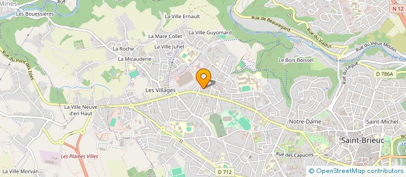 localisation de l'entreprise RENOV WEST à SAINT-BRIEUC