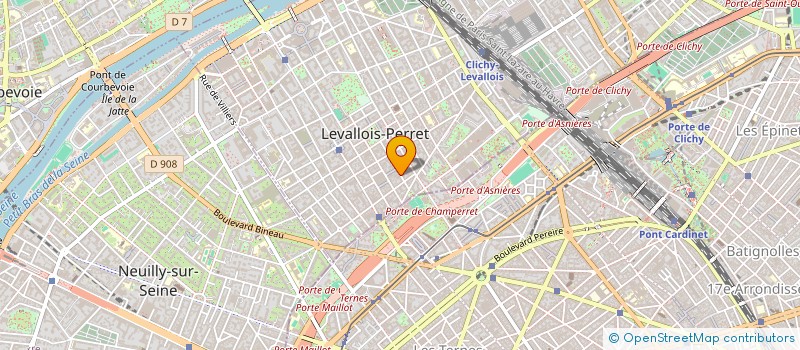 localisation de l'entreprise RENOV86 à LEVALLOIS-PERRET