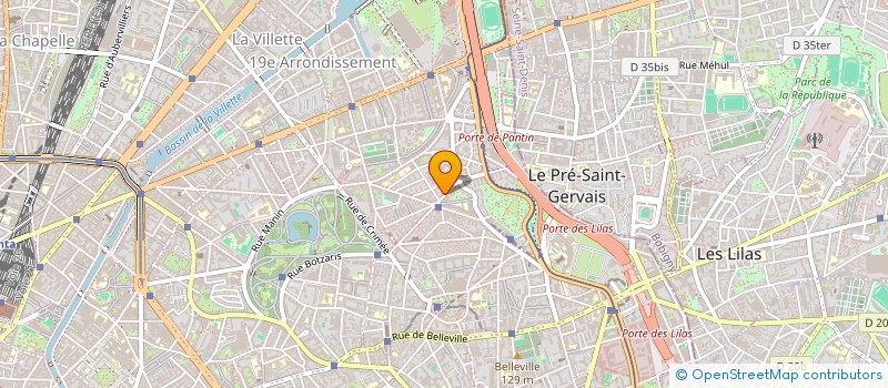 localisation de l'entreprise RENOVA  PARIS